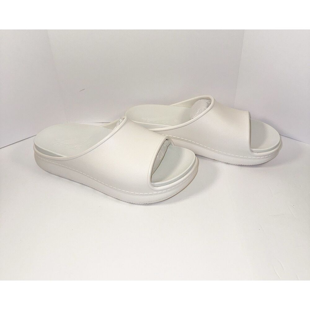 NEW Dansko Devyn Slide Sandals Molded White Cushioned Recovery Womens 42/11.5-12 - Picture 9 of 16